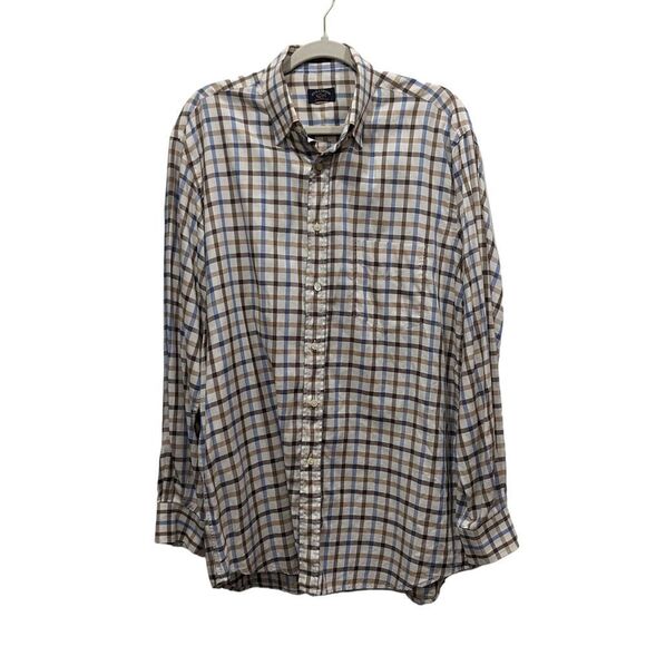 Paul & Shark Yachting Button Down Plaid Shirt, L - Picture 1 of 8